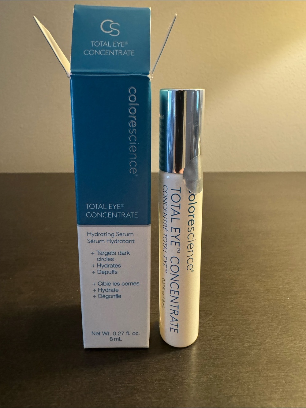 Colorescience Total Eye Concentrate .27 oz 8 ml Full Size NIB